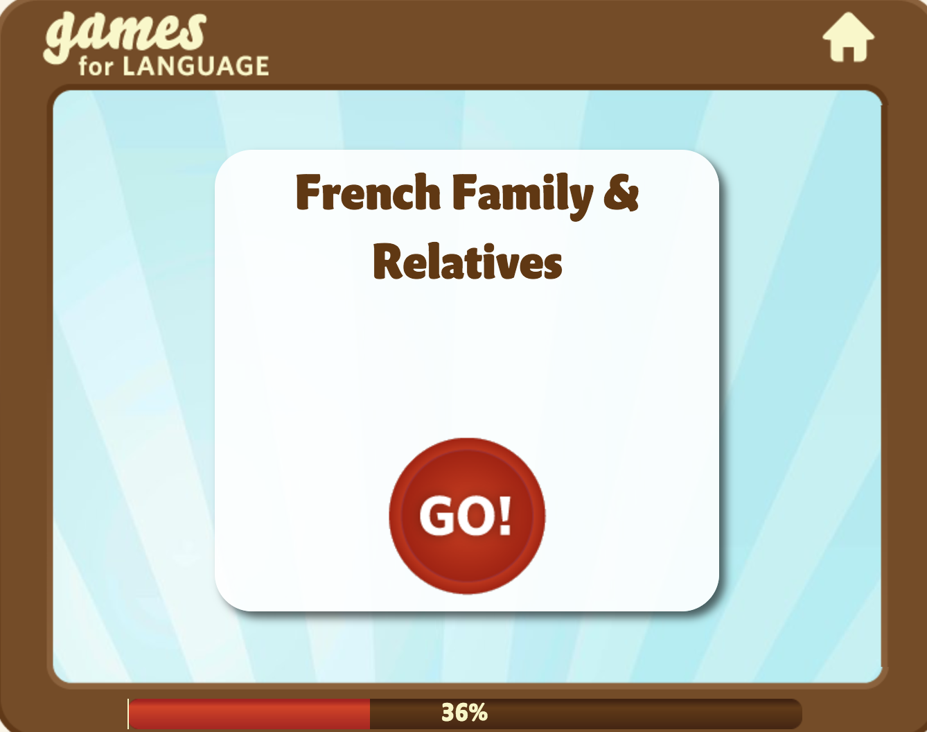 French family & relatives Games for Language Learning