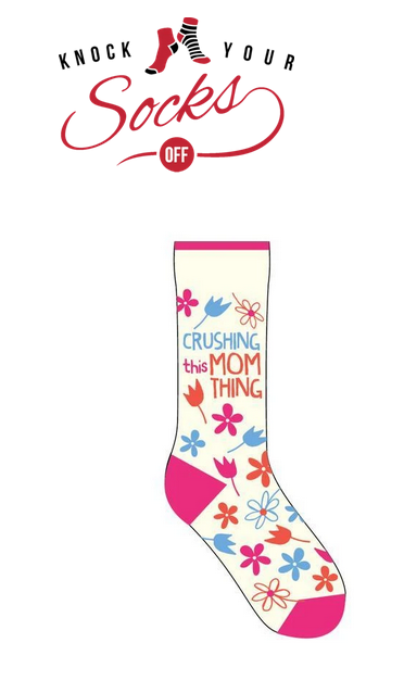 Knock your socks off logo and product