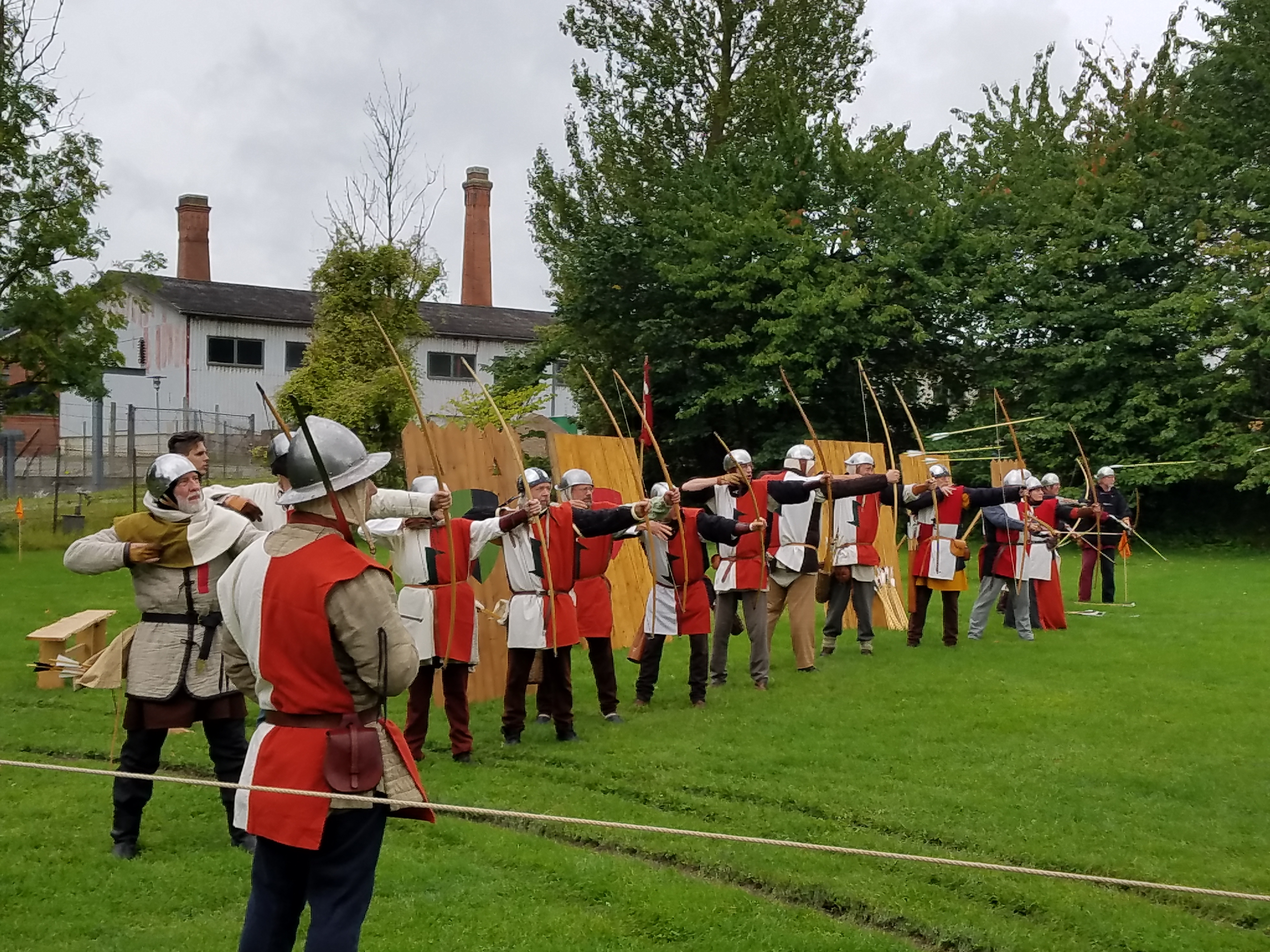 Nyborg medieval weekend with archers