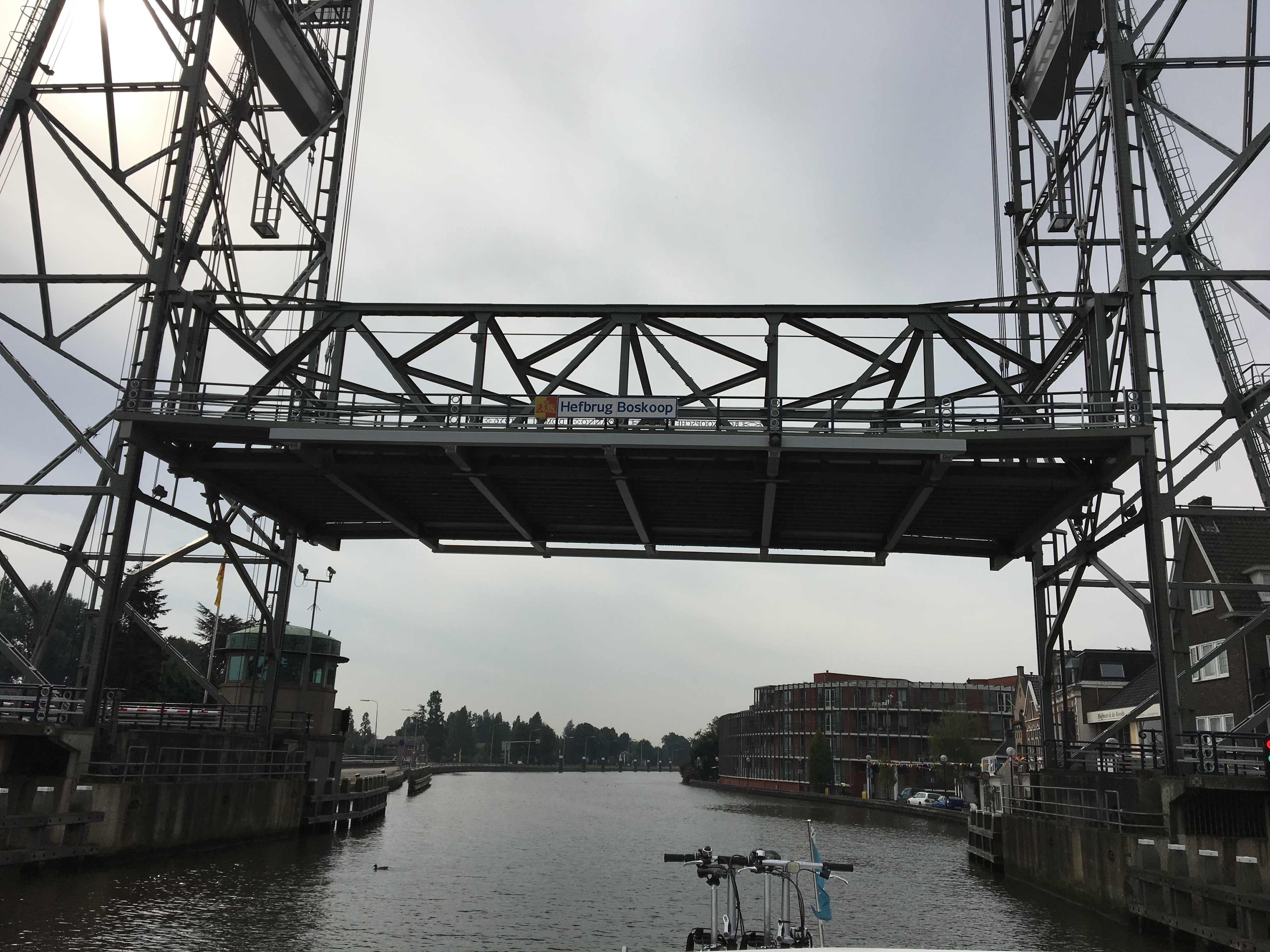 Lift Bridge on Canal near Amsterdam