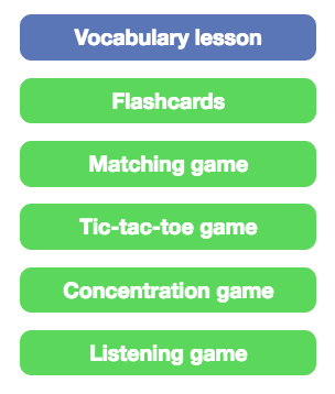 Lingohut learning options