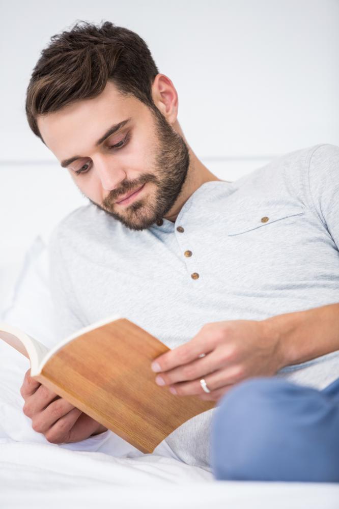 man reading a book - Yay images
