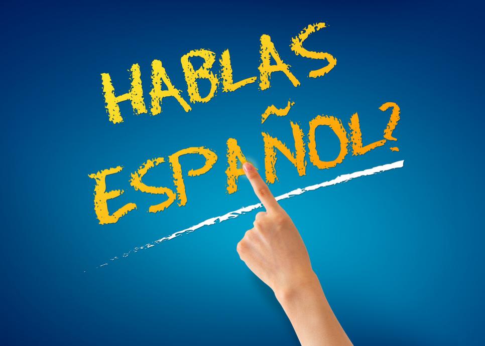 Hablas Español sign