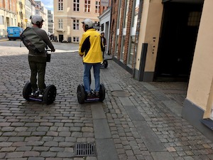 Practicing for Segway Tour in Copenhagen, Gamesforlanguage.com