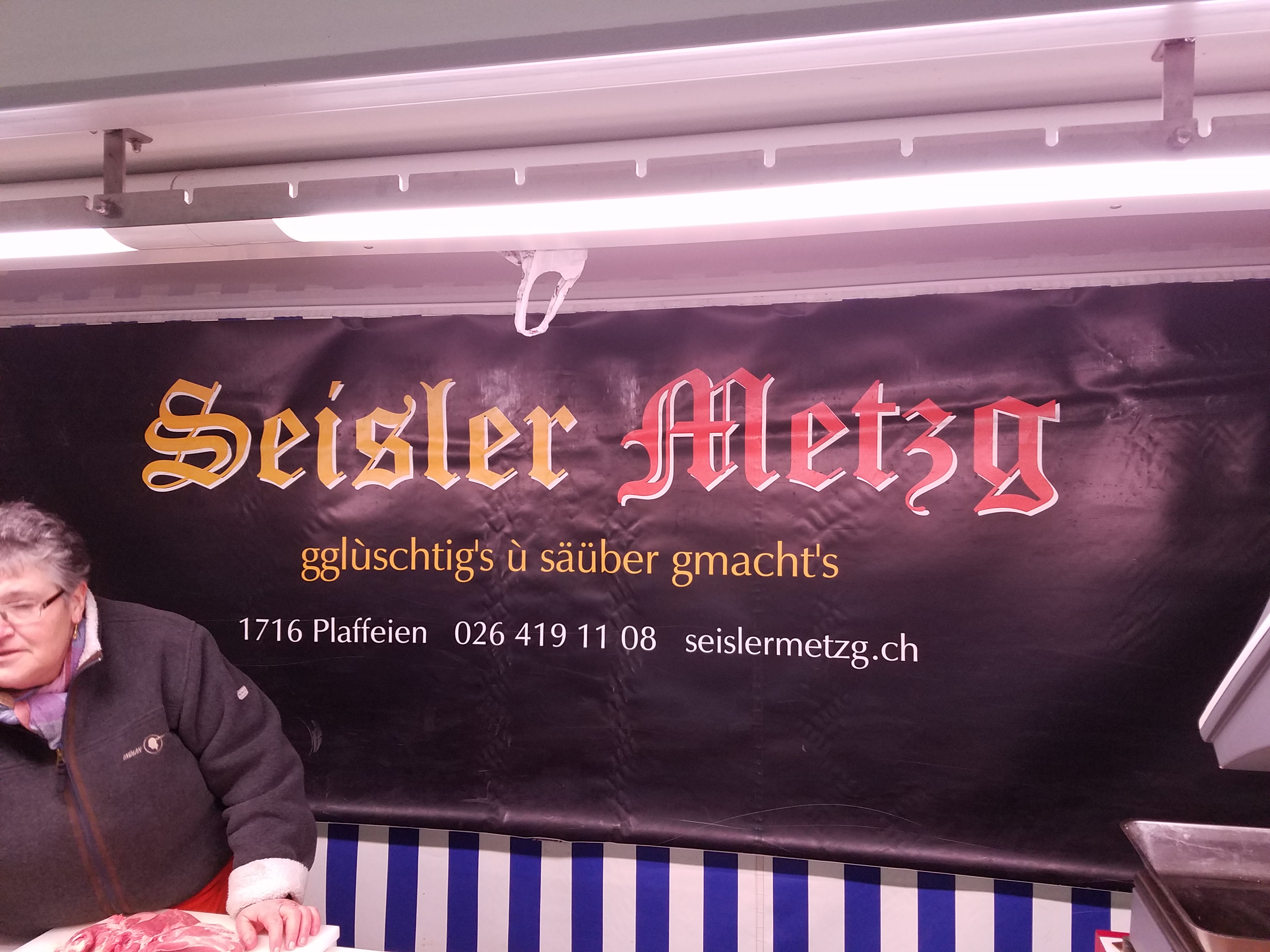 Swiss-German Butcher sign - Gamesforlanguage.com