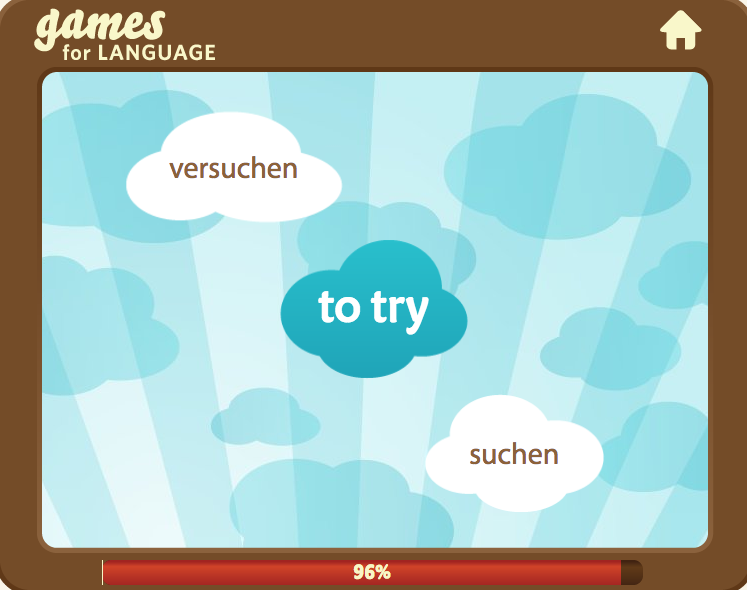 "suchen vs versuchen" German Language Game with prefix "ver-"