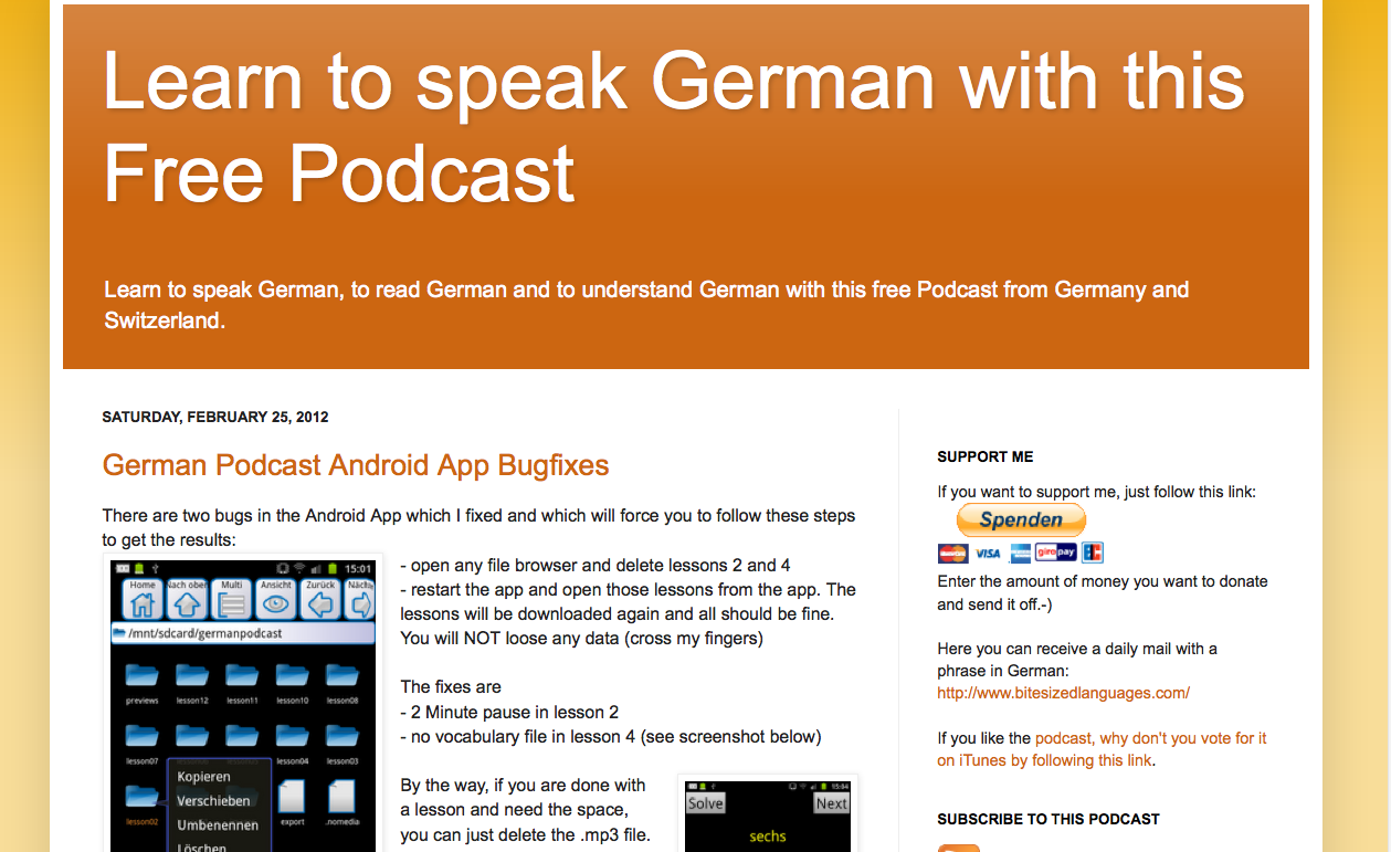Fre German podcasts