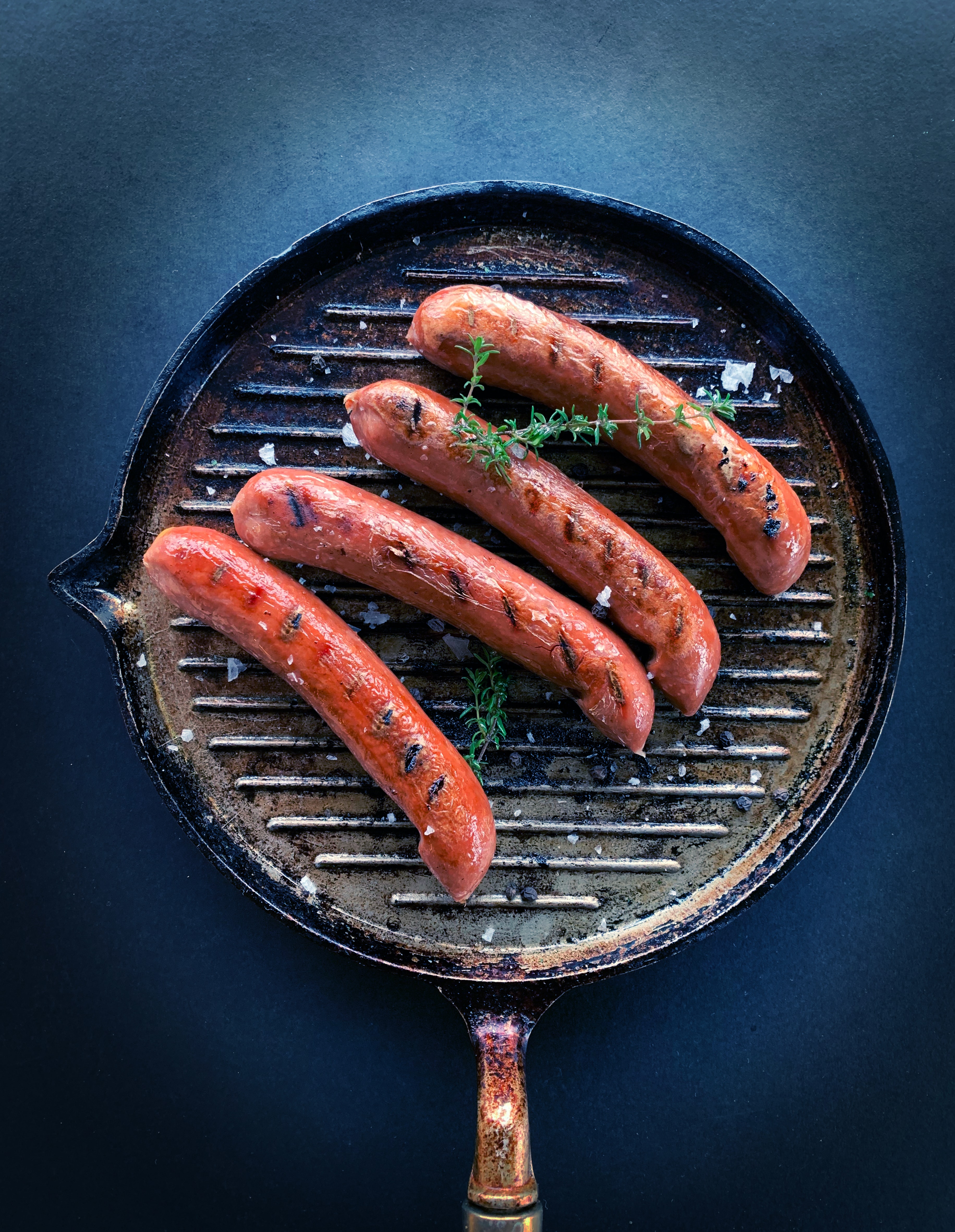 Sausages on Grill