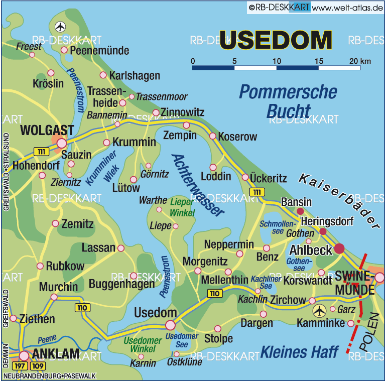 Usedom - www.weltatlas.de