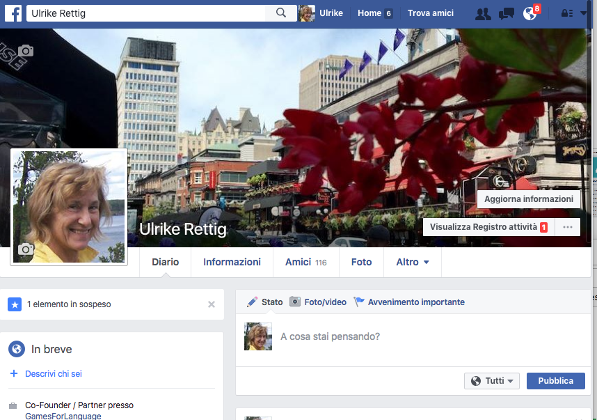 Facebook Page  Ulrike