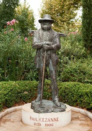 Paul Cézanne monument in Aix-en-Provence