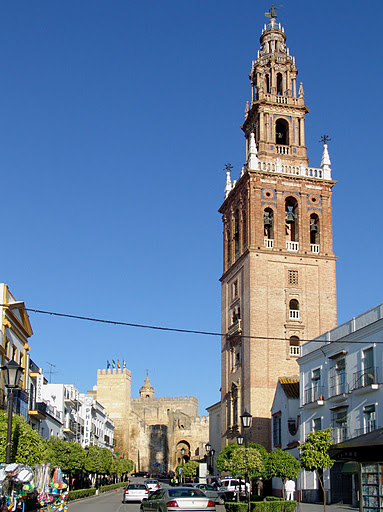 "Little Giralda tower of church of San Pedro in Carmona, Spain