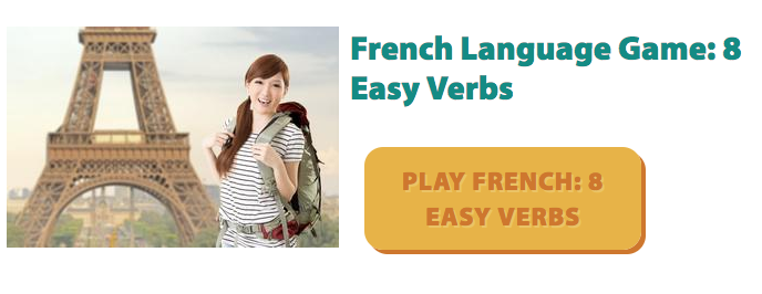 Easy French Verbs Quick Game Screenshot