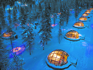 Finnland Iglo village