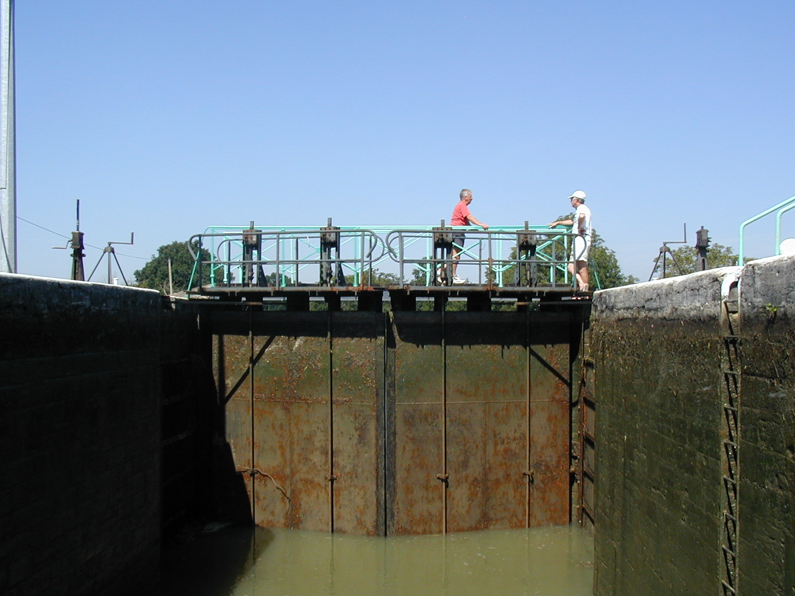 Talking to lock keeper