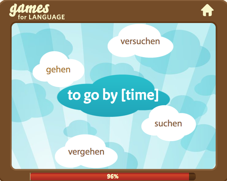 gehen vs vergehen - German Quick Language Game with prefix "ver-"