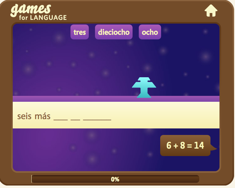 Word Invaders - Gamesforlanguage.com