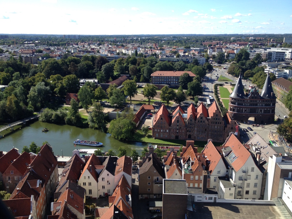Lübeck from above by Gamesforlanguage.com
