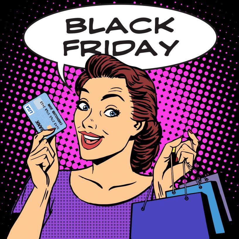 Black Friday cartoon 