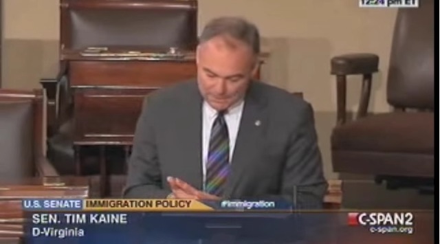 Tim Kaine's Senate speech in Spanish