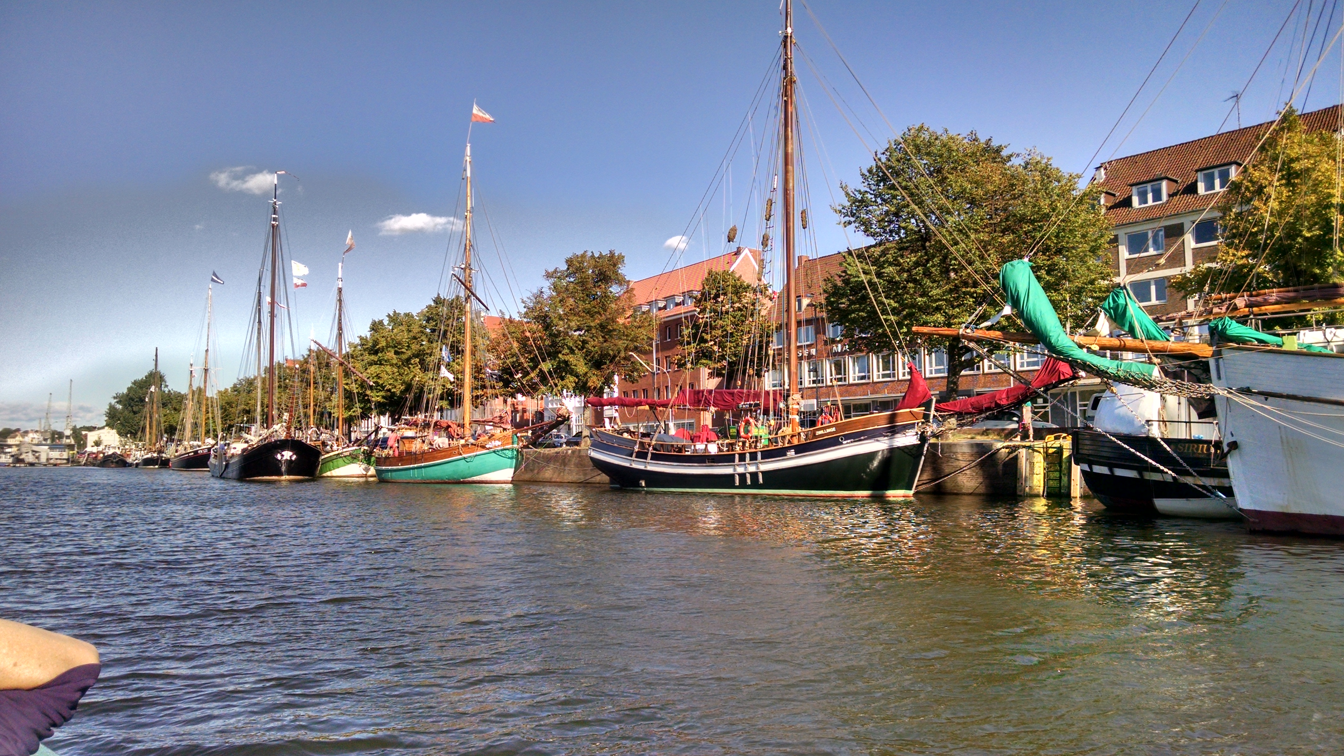 Lübeck waterfront by Gamesforlanguage.com