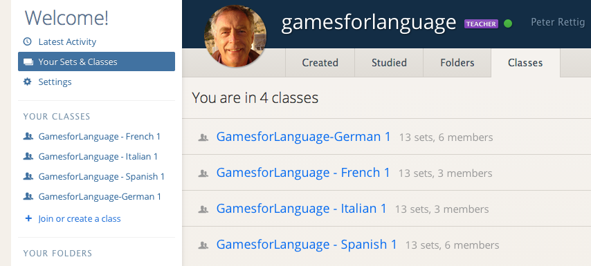 Quizlet-Gamesforlanguage