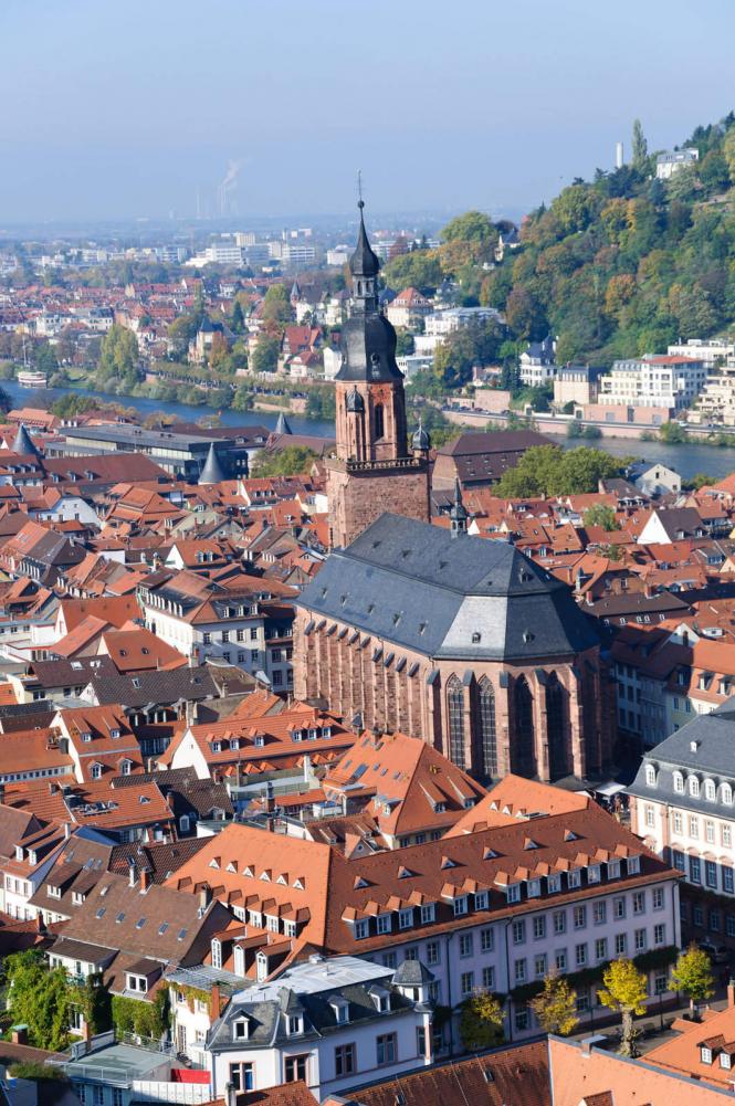 Heidelberg view from Castle