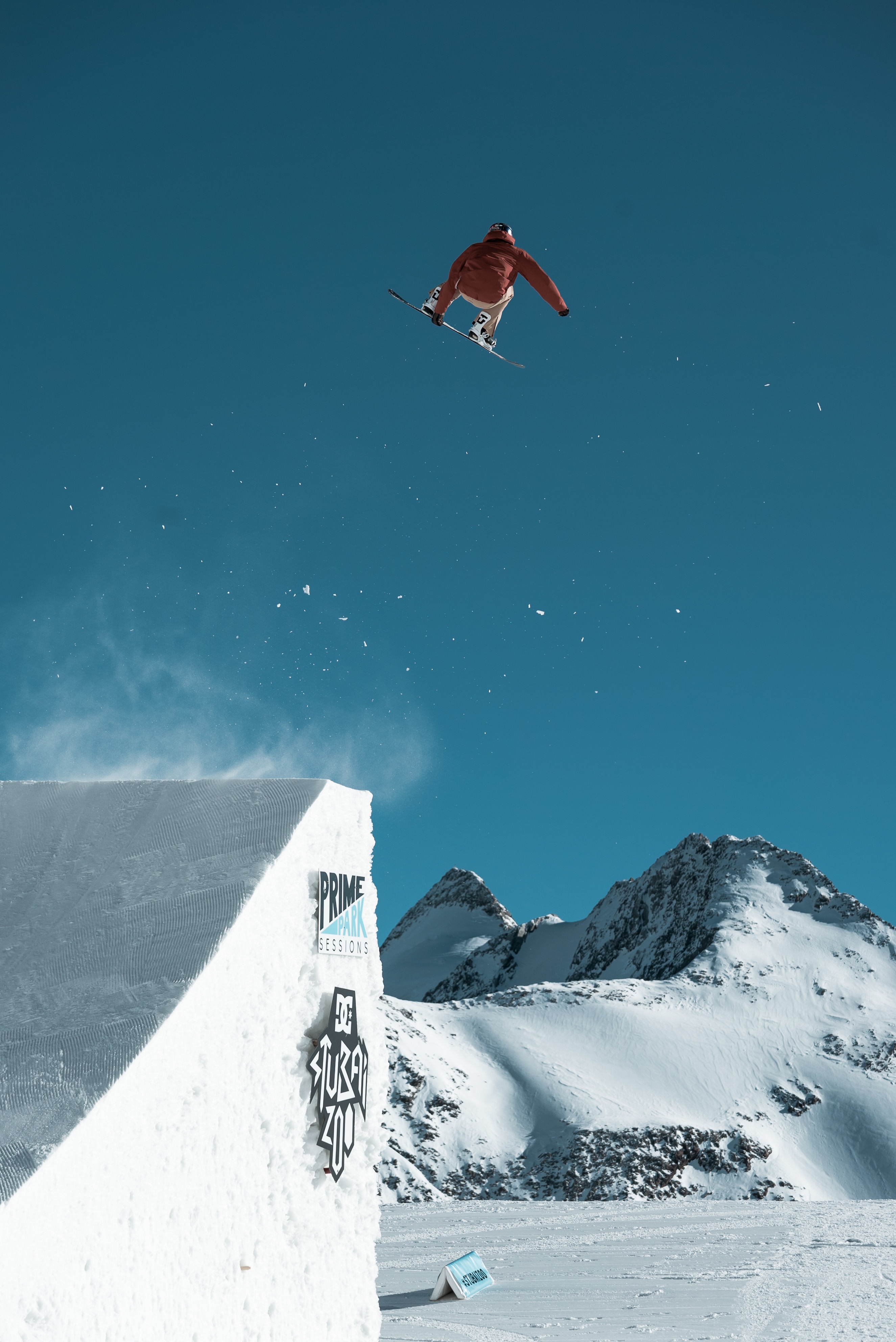 Cool ski jump