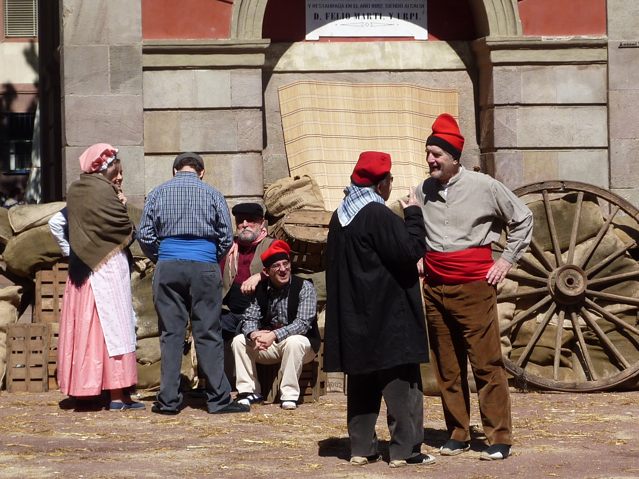 Reenactment Plaza Vila de Gracia