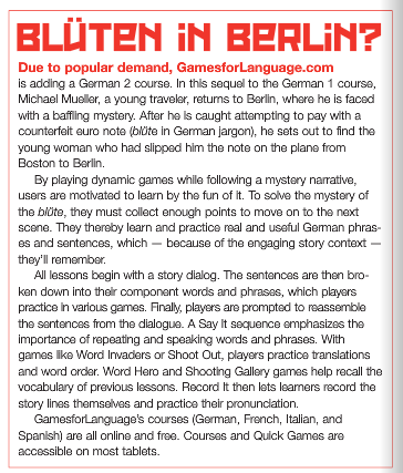 Language Magazine - Blüten in Berlin