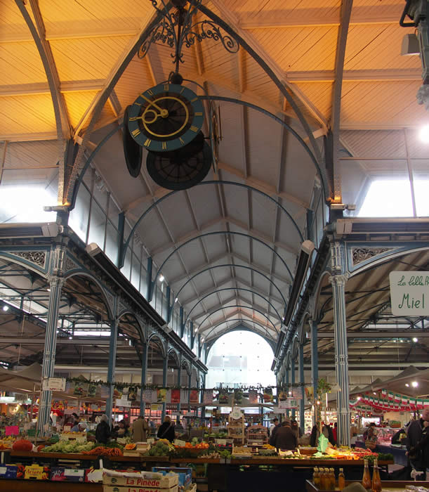 Inside Les Halles, Dijon, France