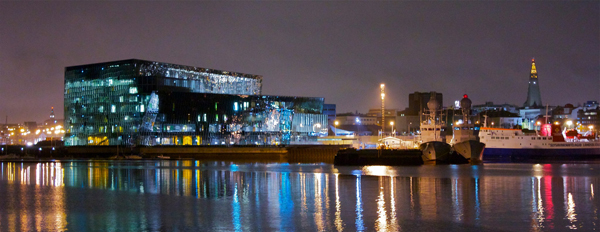 Reykjavik at night