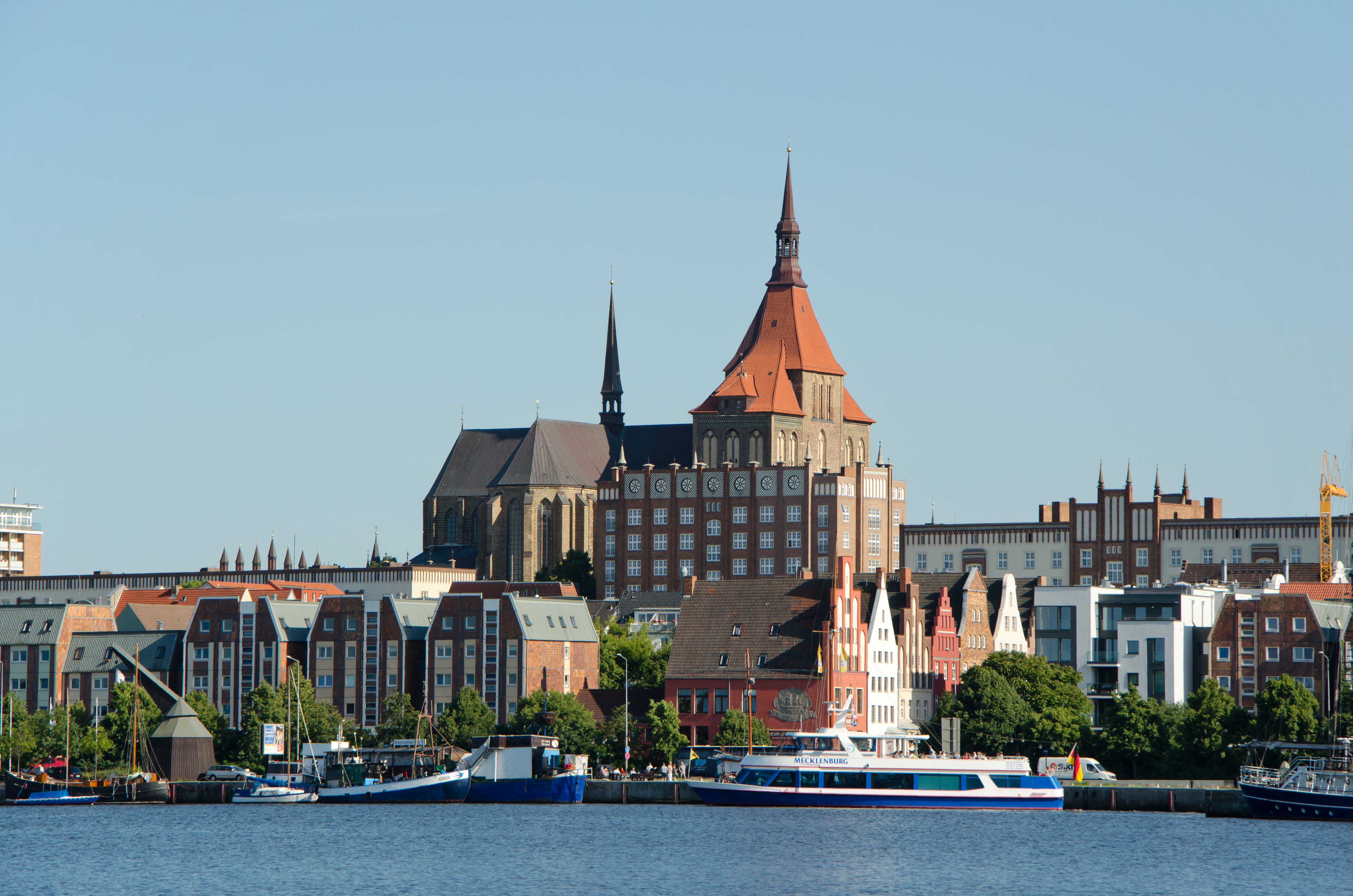 Rostock mit Marienkirche