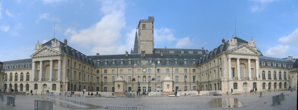 view of Ducal Palace, Dijon - France