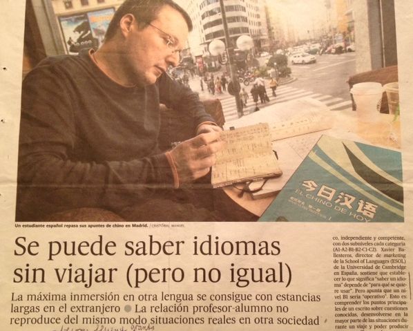 El Pais article screenshot