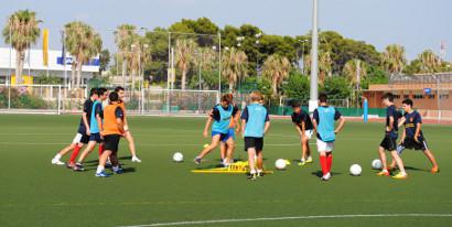 soccer playing