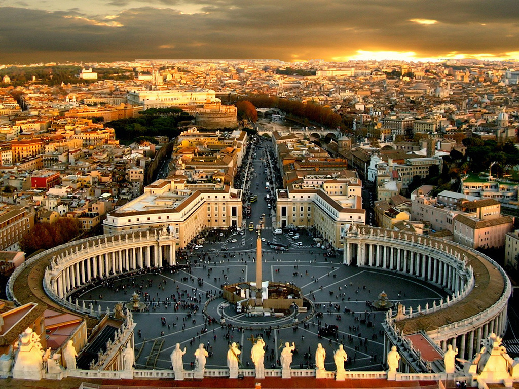 Rome view from St. Peter